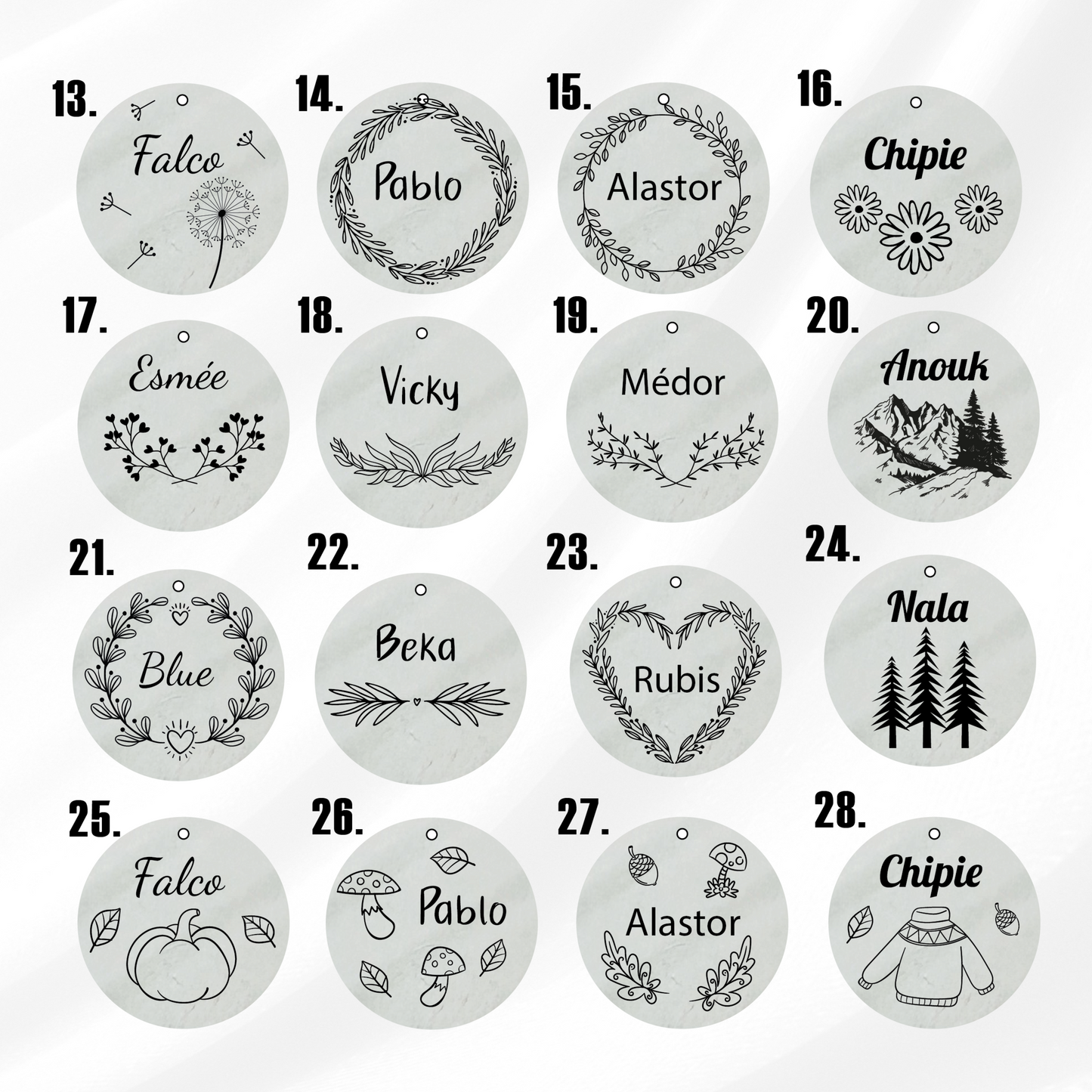 Médaille personnalisée ronde