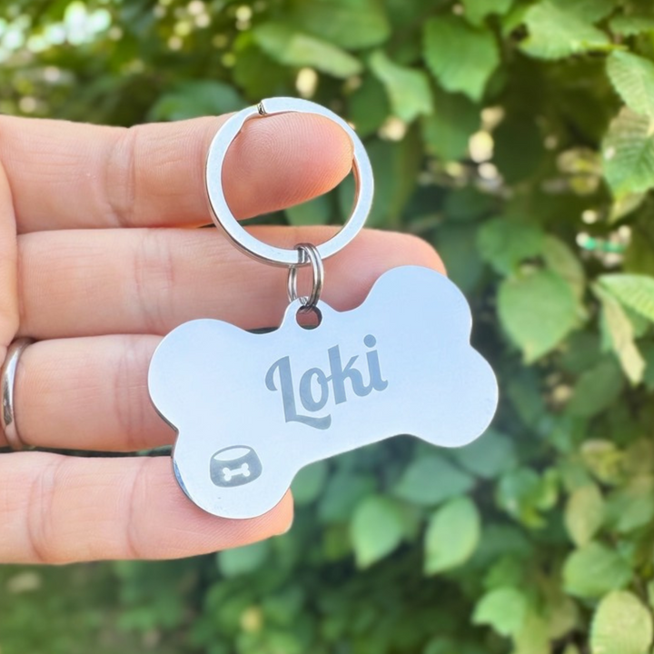 Médaille personnalisée os