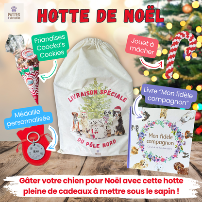 Hotte de Noël pour chien - "Mon fidèle compagnon"