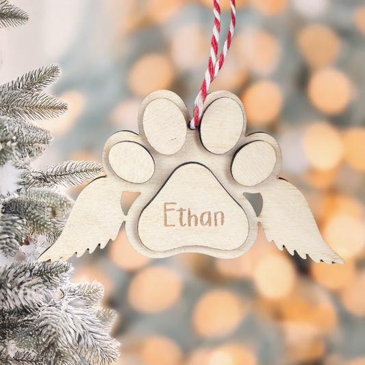 Suspension Patte avec ailes personnalisée