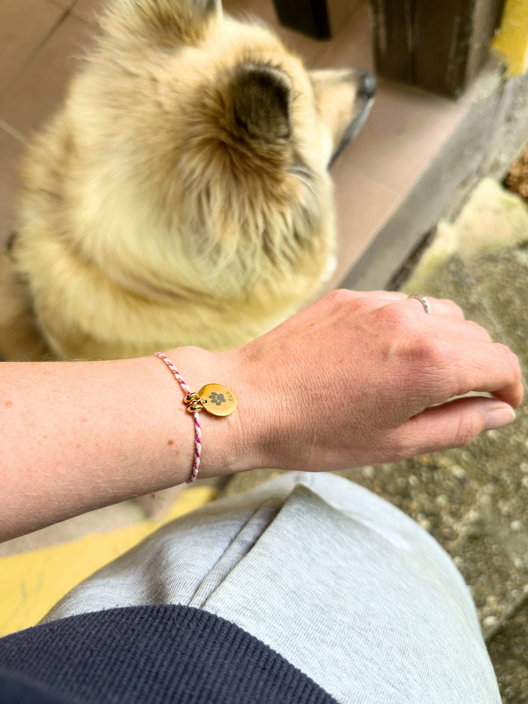 Photo du bracelet personnalisé dog maman
