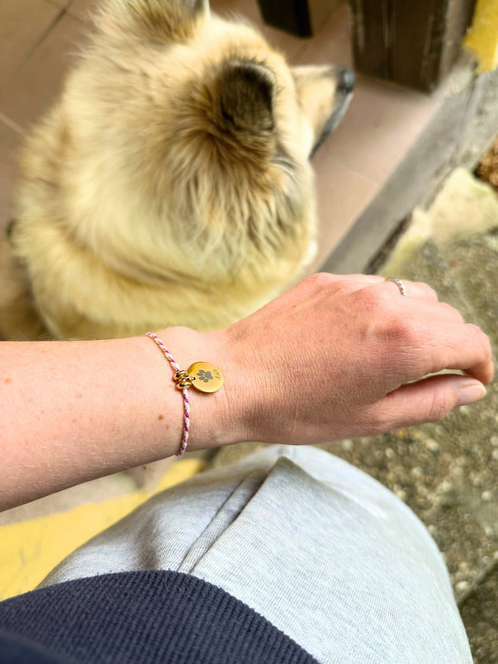 Photo du bracelet personnalisé dog maman