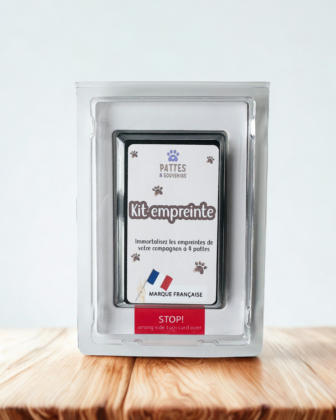 Le kit empreinte pour chien de Pattes et souvenirs