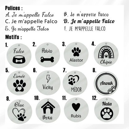 Médaille personnalisée ronde