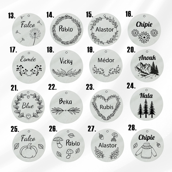Médaille personnalisée ronde